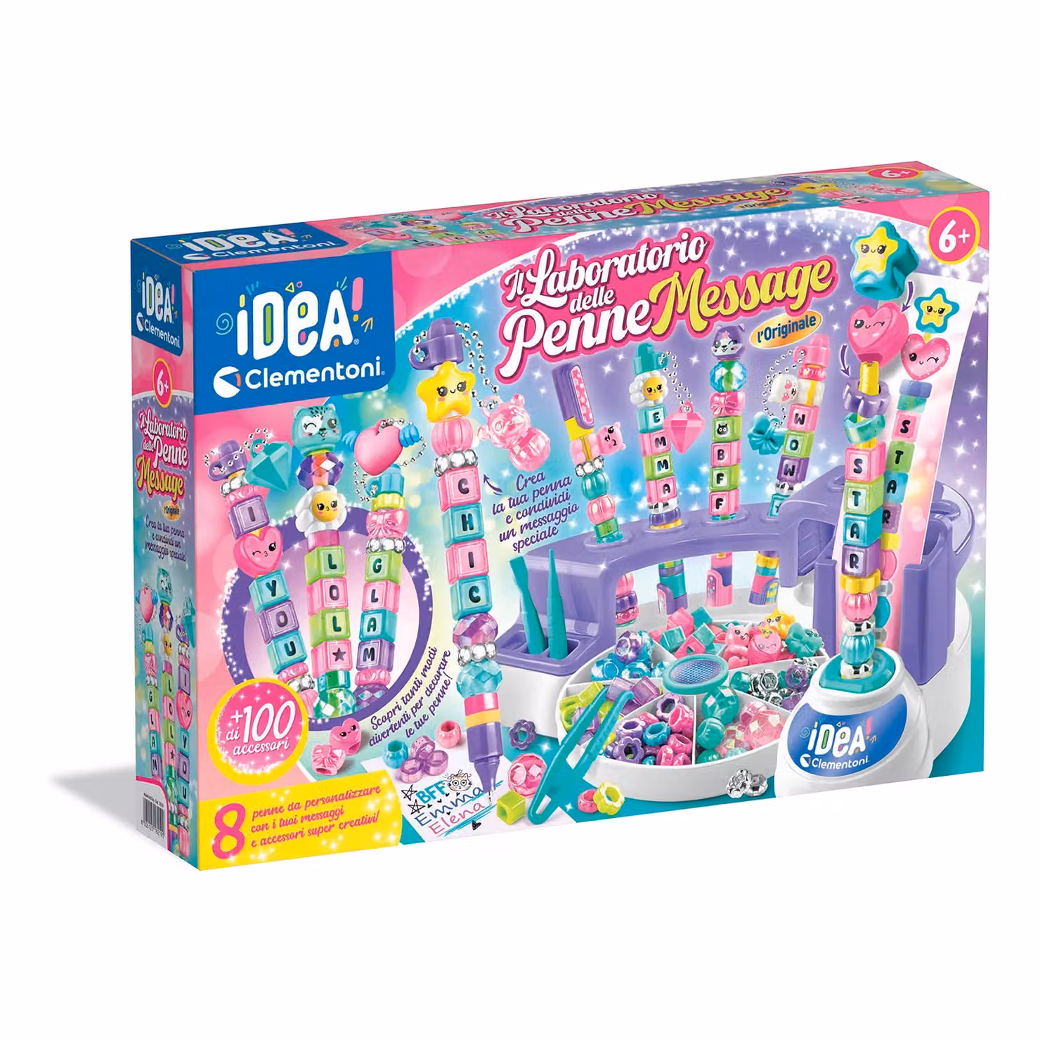 Clementoni Idea Laboratorio delle Penne Message Kit Creativo Multicolore
