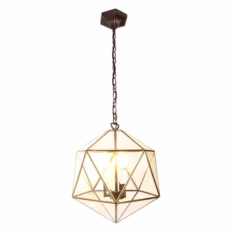 Clayre & Eef 5LL-9345 Lampada a sospensione 35x35x140 cm E14-max 3x25W