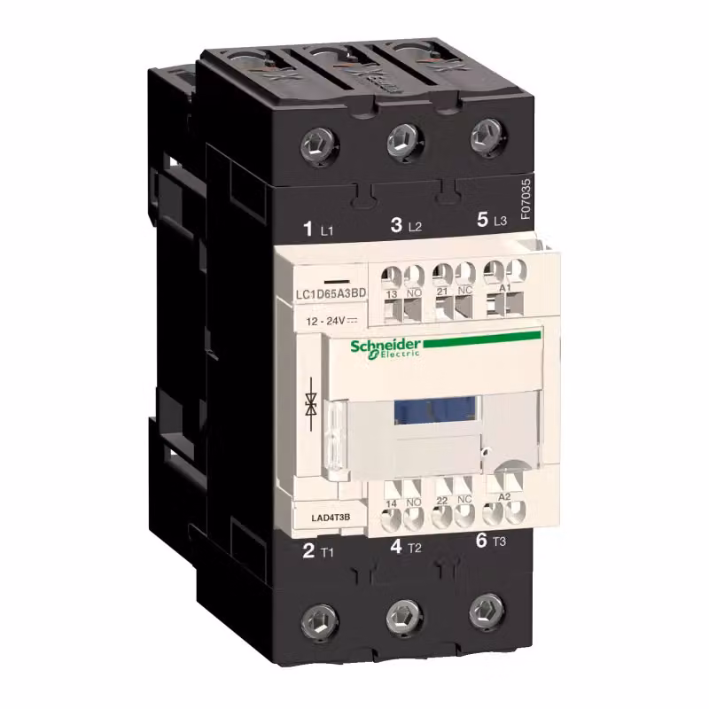 Contattore Schneider Electric LC1D 3p, +1S+1Ö, 30 kW, 65 A, 400 V AC3, bobina 230 V AC LC1D65A3P7