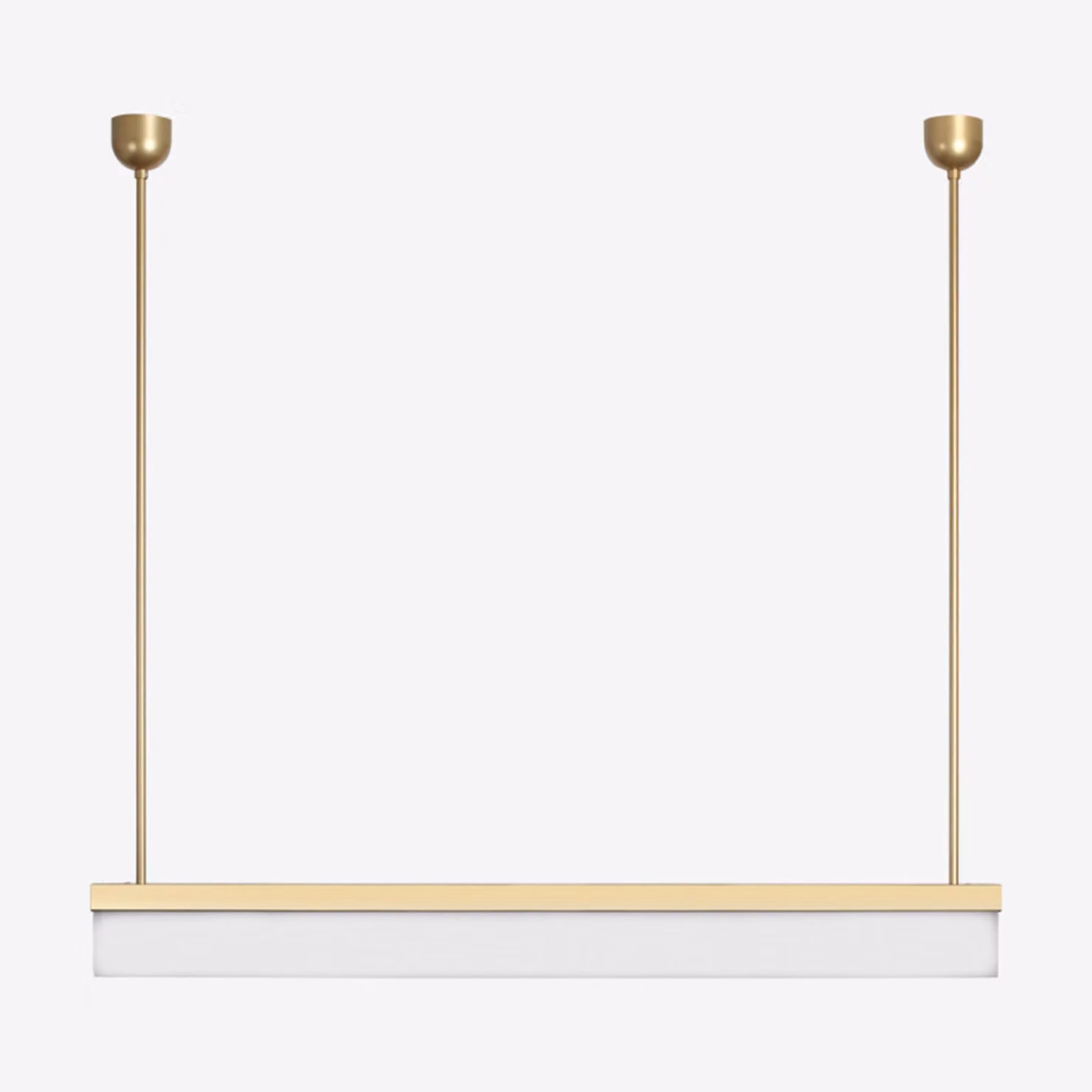 Lampada a sospensione LUCIS AULA ZT 42W LED 4000K vetro acrilico ottone ZT.AU1.L2.1200.74