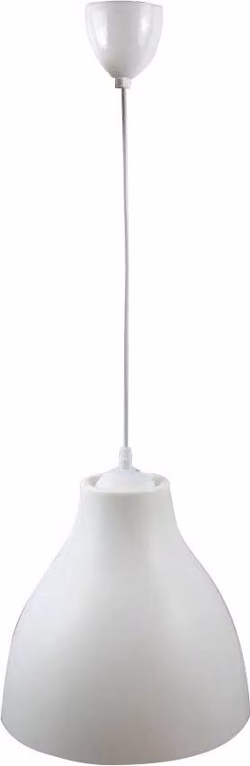 Rabalux 5059 Lampada a sospensione 1 spot Morris, E27, bianco, rotonda, standard, ø275mm