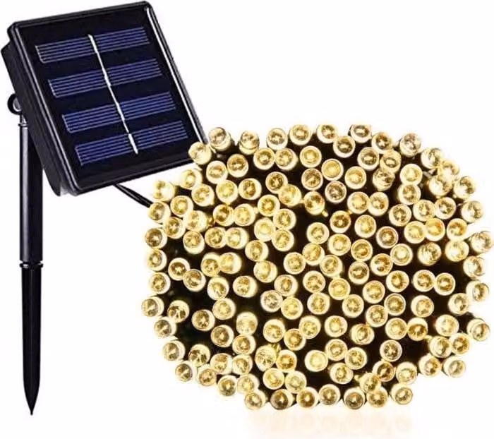 Ghirlanda luminosa solare Yogy Solar, 200 LED, 1700 cm, bianco caldo, LUMI JARDIN