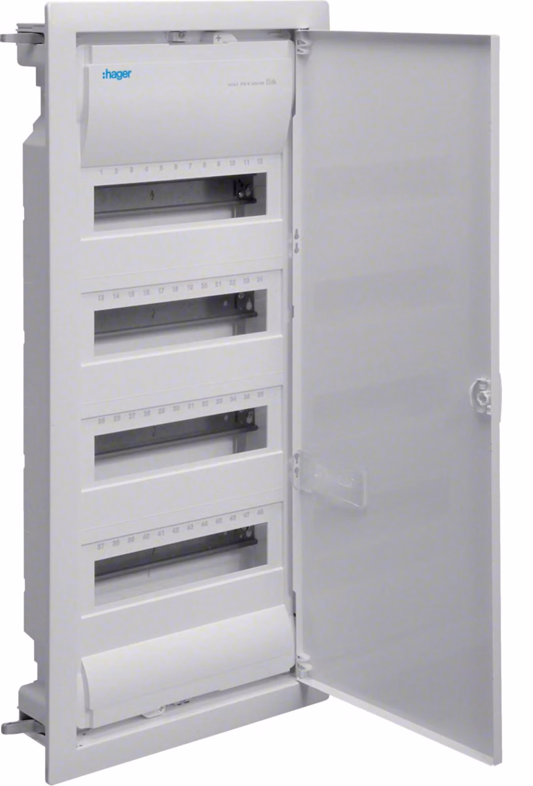 Hager VH48NC Distributore da incasso a parete a 4 file da 48 posti