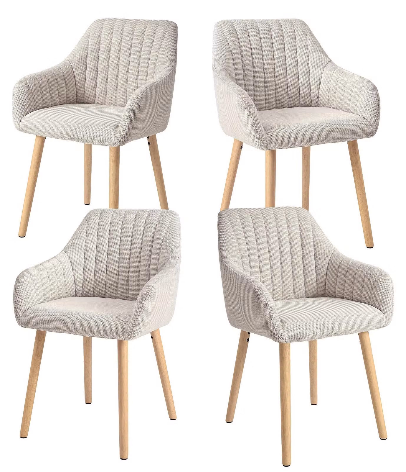 Set di 2/4/6 sedie da pranzo minimaliste