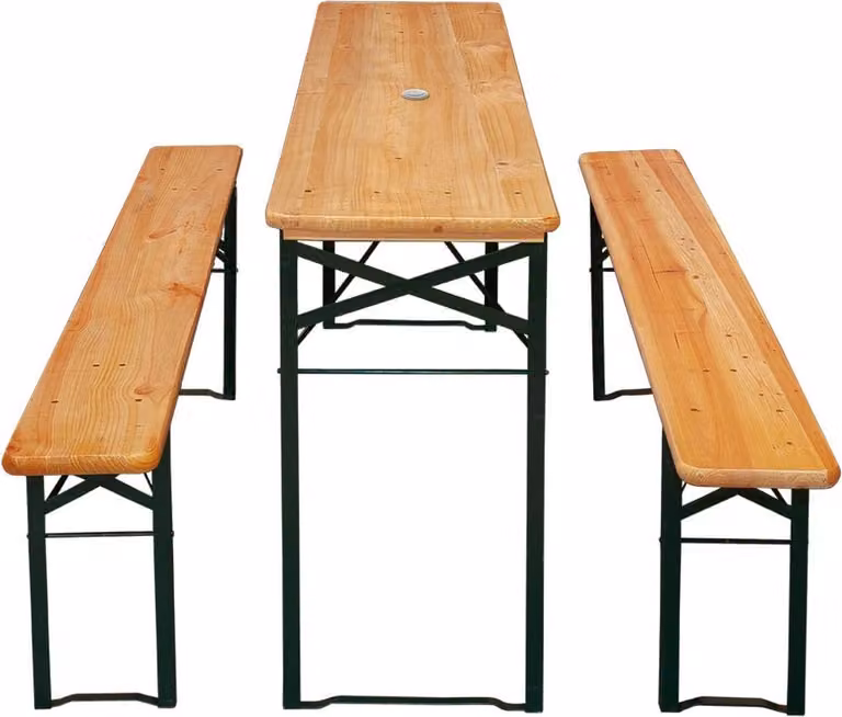Set tenda da birra pieghevole da 3 pezzi da 170 cm