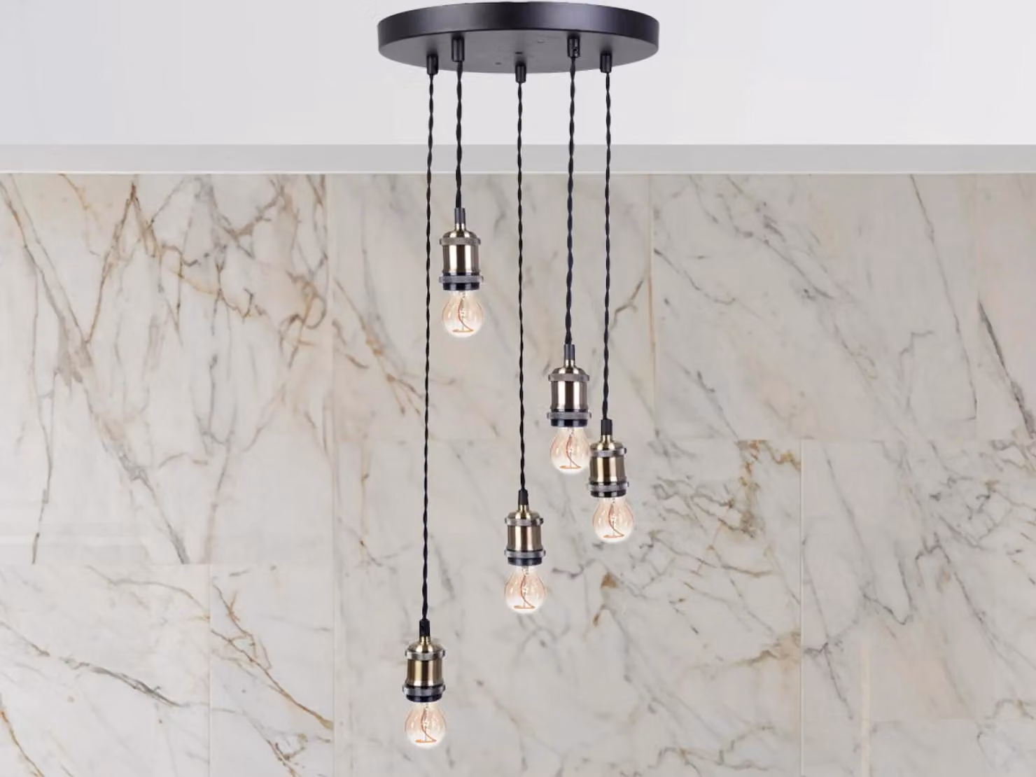 Portalampada E27 / 1 metro / finitura bronzo - BH6652TB-B