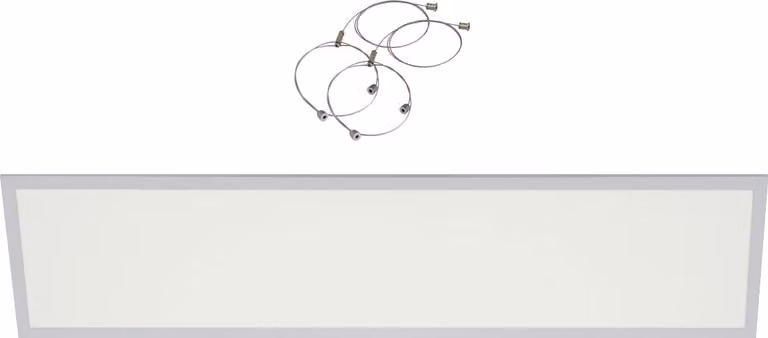 Pannello a LED da 120x30 cm, lampada da soffitto a pannello da 40 W, pannello con cavo di sospensione incluso, 6000 K, bianco freddo