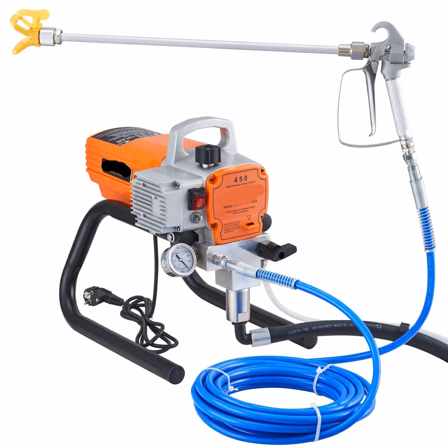 Spruzzatore a vernice - Spruzzatore a vernice elettrico - Pistola a spruzzo - Pistola a vernice - 1800W - Potente - Airless