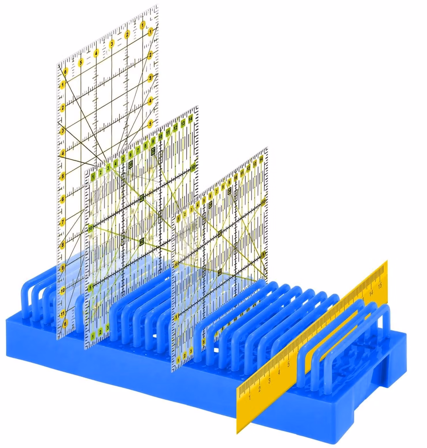 Scaffale portaoggetti con 25 scomparti - Organizer multifunzionale, colore blu