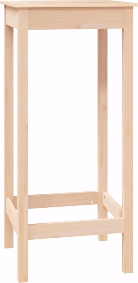 Tavolo da Bar 50x50x110 cm in Legno Massello di Pino