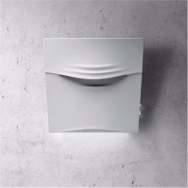 Elica CONCETTO SPAZIALE WH-F-75 Cappa a parete filtrante o aspirante, Larghezza: 75 cm, Classe A+, 515 m³/h, colore Bianco