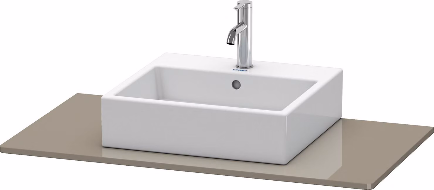 Console Duravit XSquare, 1 découpe, 1000x16x550mm, XS060E08989, XS060E08989