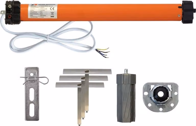 Motore per tapparelle con cuscinetto 191W 30Nm 15 giri - Motore tubolare 30Nm Mast.Cla.Mercato Set
