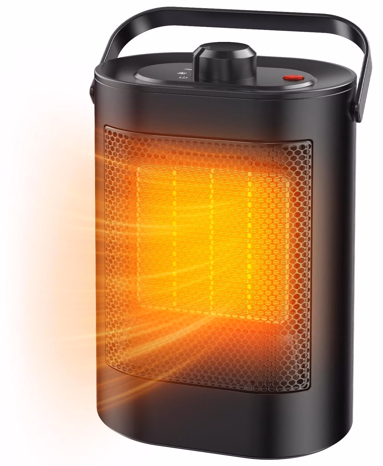Riscaldatore elettrico a torre - Potenza termica di 1500 Watt - Elemento ceramico PTC