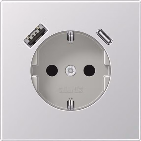 Jung AL1520-15CA Presa SCHUKO con USB tipo AC (AL1520-15CA)