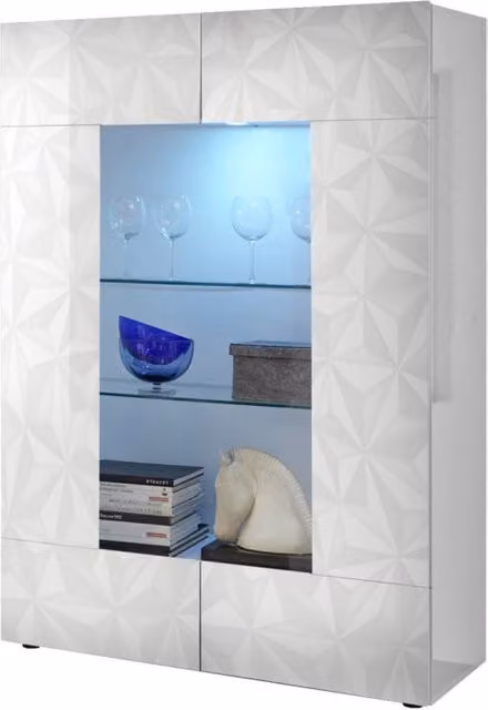Credenza/Vetrina MOSCA bianco