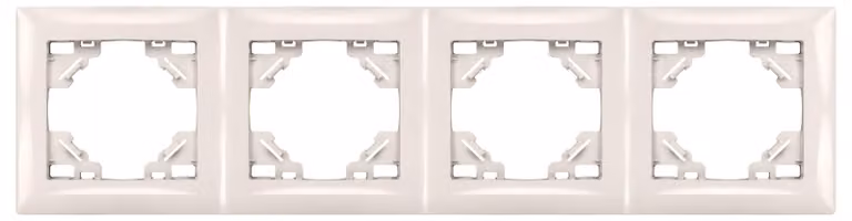 Placca Quadrupla Per Prese Toolight Oste Jnh016-4F Beige