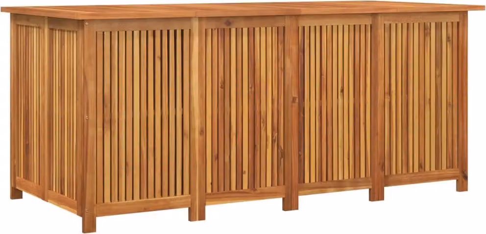 Contenitore da Giardino 175x80x75cm in Legno Massello di Acacia