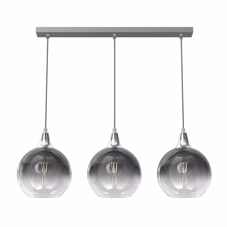 Monte Silver lampada a sospensione 3Xe27 plafoniera lampada a soffitto lampada a sospensione