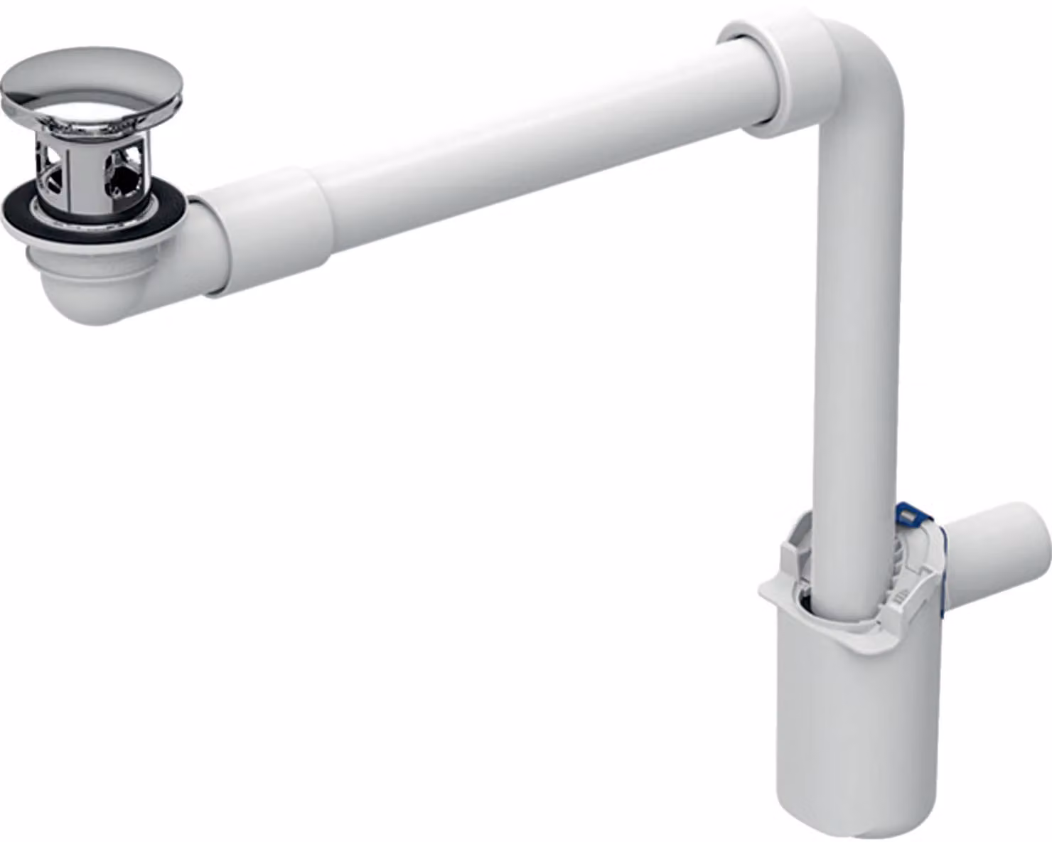 Geberit vidange de lavabo/siphon de chambre pour un ou deux robinets à colonne, 152.073.21.1, 152.073.21.1