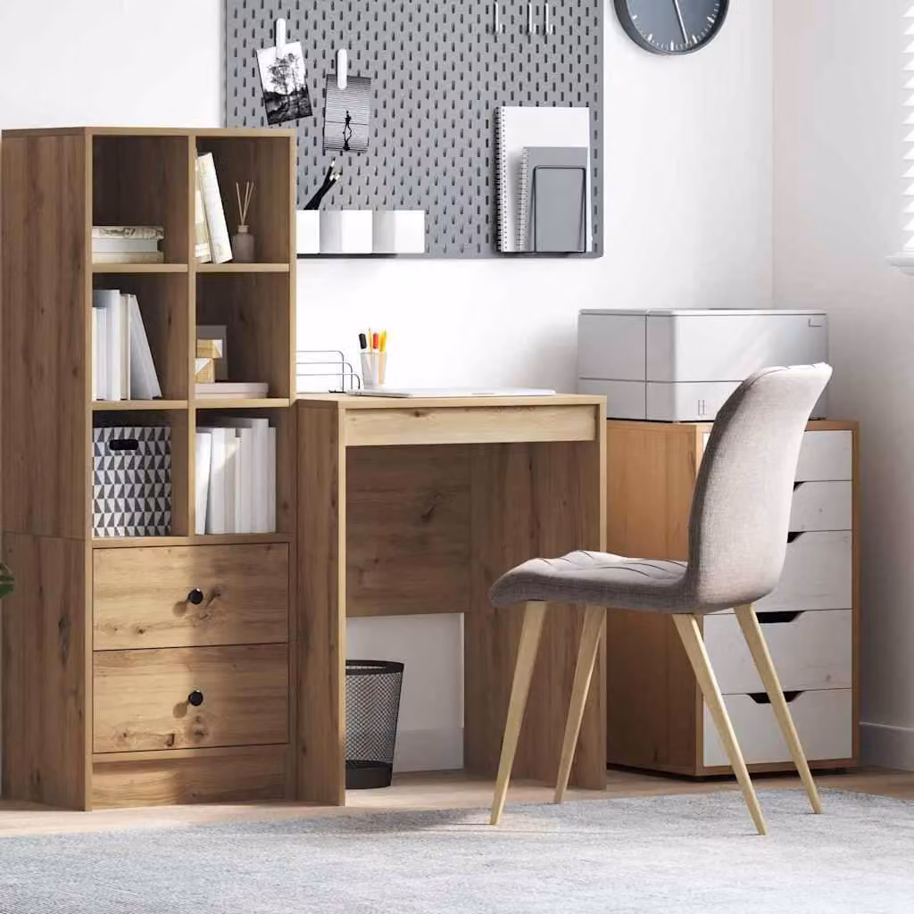 Maison Exclusive - Scrivania in rovere artigianale 60 x 50 x 76 cm