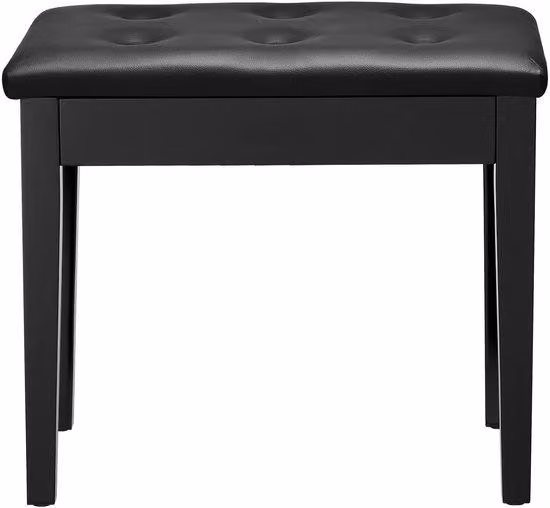 Scrivania musicale con seduta imbottita, cintura di sicurezza, struttura in legno, dimensioni 55,9 x 35,1 x 48,3 cm