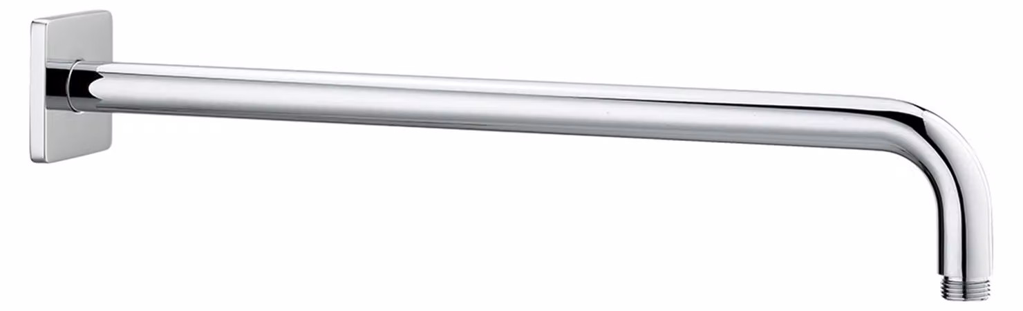 Bras de douche mural LAUFEN, saillie 420mm, rosace carrée, HF960108100001, HF960108100001