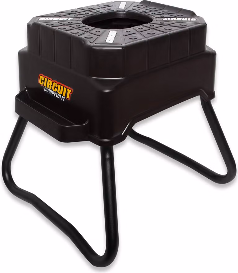 Circuit Equipment CUBIC Cavalletto per Cross/Enduro, nero/bianco