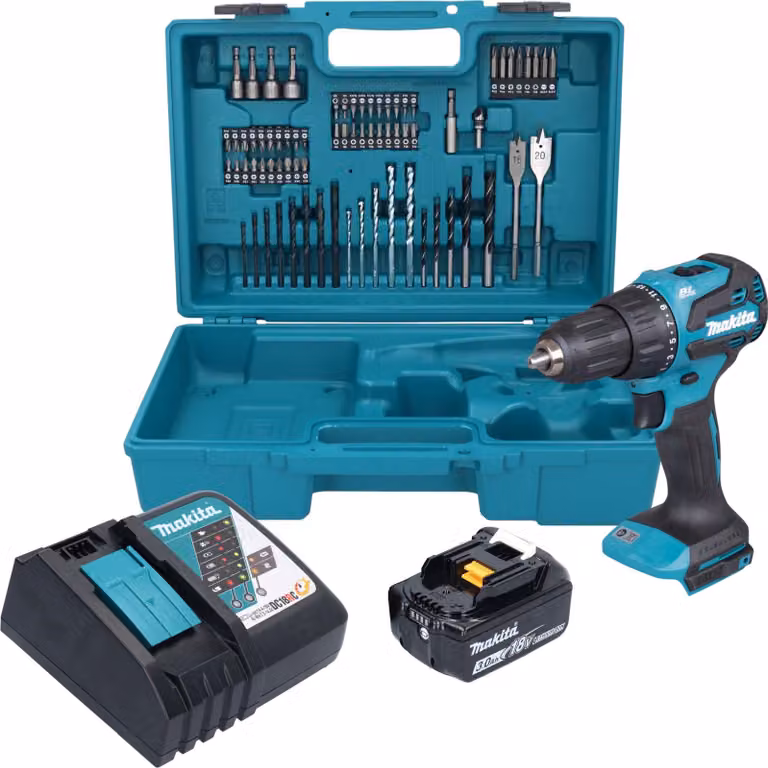 Makita DHP 490 Z Avvitatore a percussione a batteria 18 V 65 Nm Brushless Solo - senza batteria, senza caricabatteria