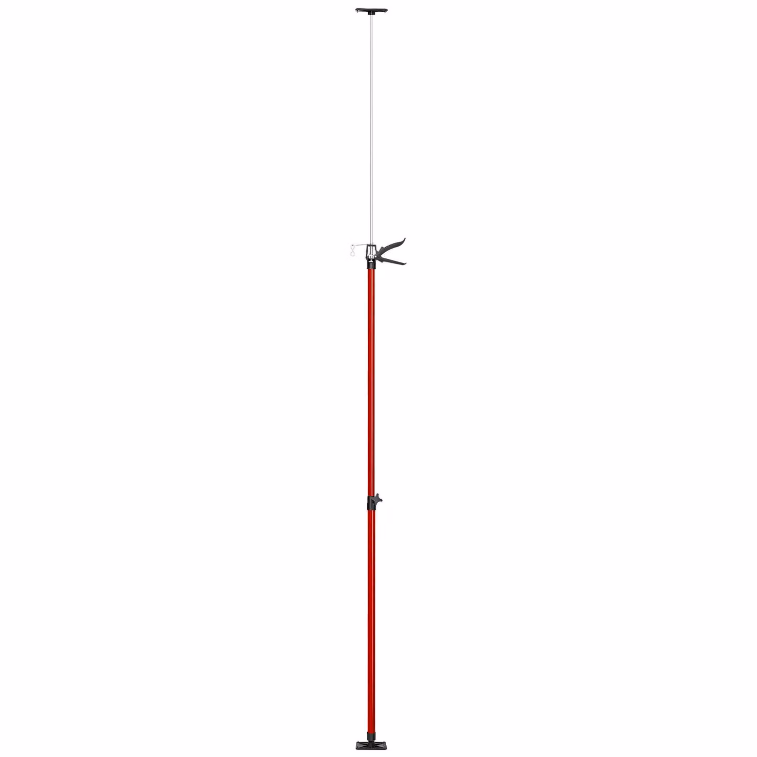 Set di 2 puntelli in acciaio TecTake GmbH, colore rosso, regolabili da 115 a 290 cm – 3