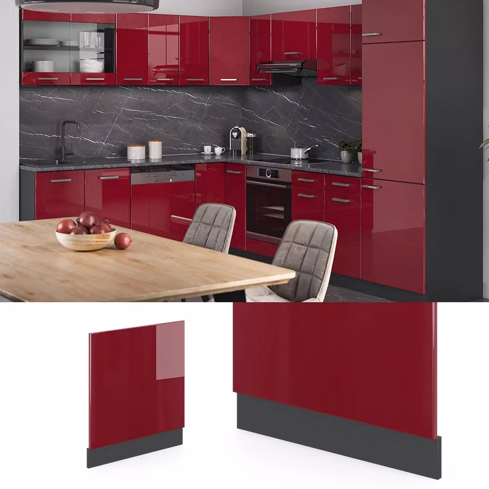 Pannello frontale R-Line Vicco colore Rosso/Antracite, Larghezza: 60 cm – 2