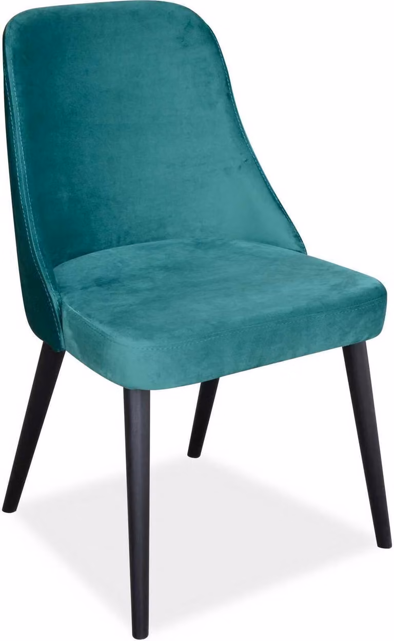 Esszimmer Stühle Stoff Stuhl Sitz Polster Holzstuhl Grün Holz Modern
