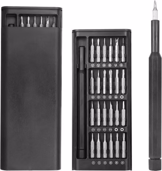 Set di mini utensili 25-in-1 per lavori di precisione e riparazioni di elettronica