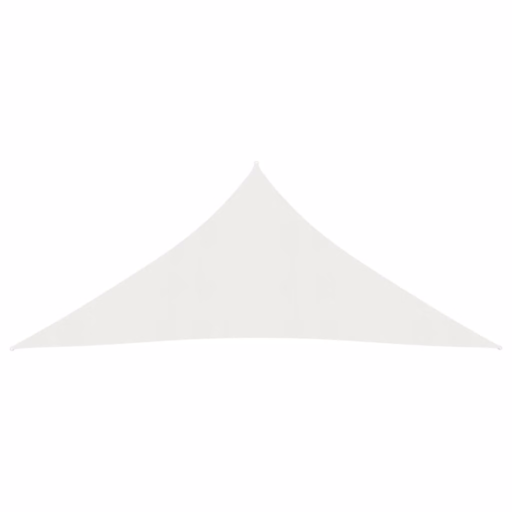 The Living Store Tenda da sole 160 g/m² Bianca 3x4x4 m HDPE