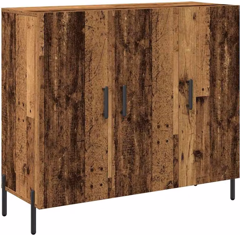 Credenza Legno vecchio 90 x 34 x 80 cm Legno multistrato