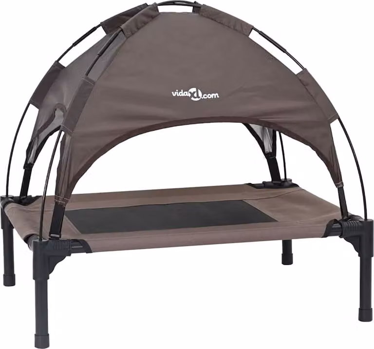 Letto per Cani Marrone 62 x 48 x 61 cm Acciaio
