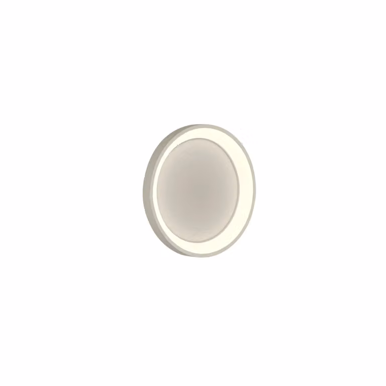 HELL Applique da parete a LED Aaron, dimmerabile, Crema / Ambra, Soggiorno / Sala da pranzo, Plastica, Moderno, Applique a LED