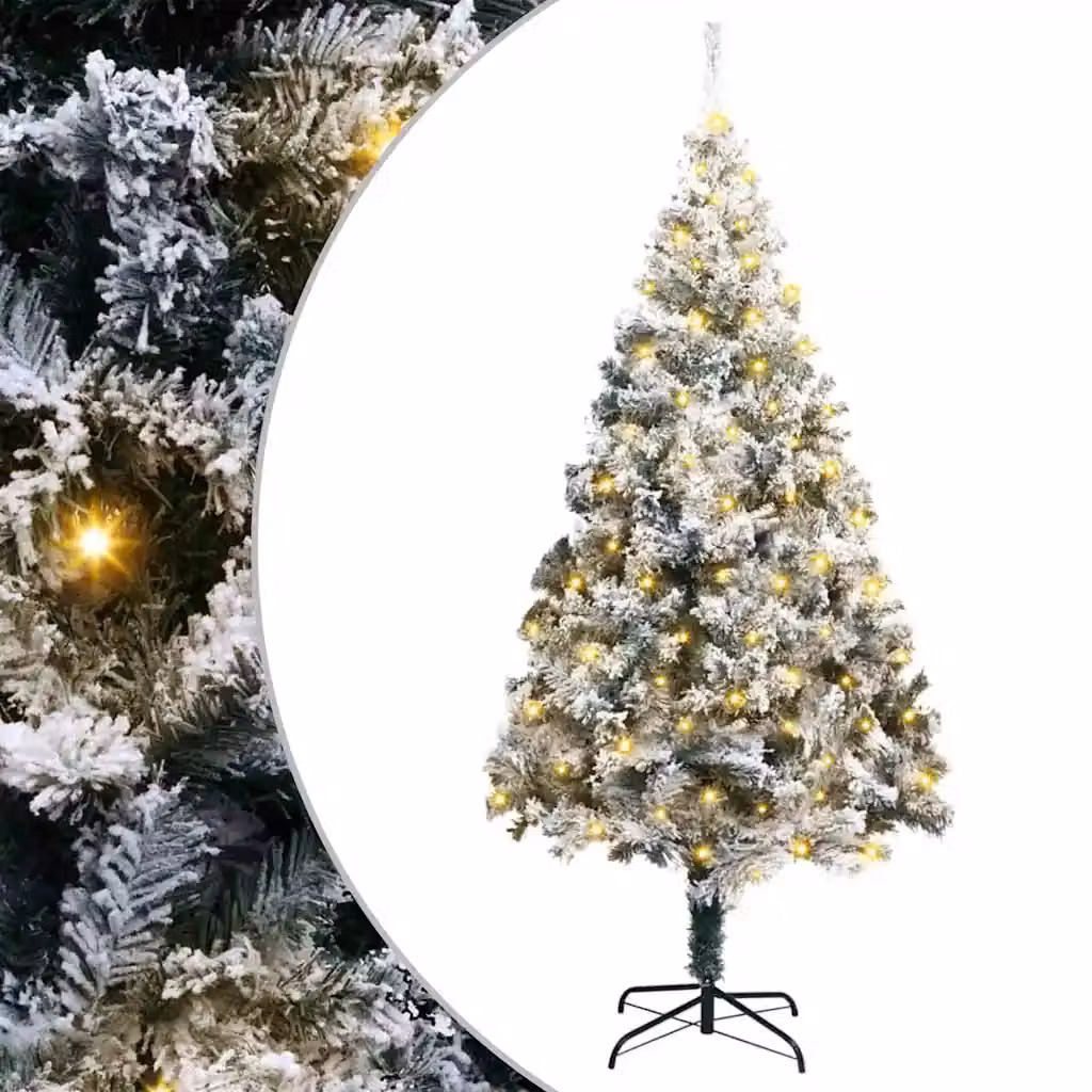 vidaXL Albero di Natale artificiale Bianco 180 cm