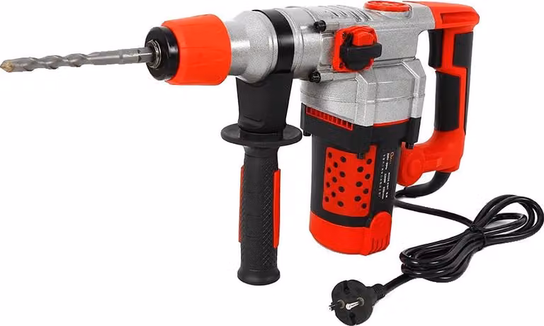 Martello demolitore, potenza 2200W, utensile versatile, rosso