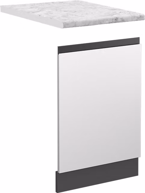 Pannello frontale Vicco R-Line Bianco 45 cm  J-Shape, PL Marmo, Model 46315