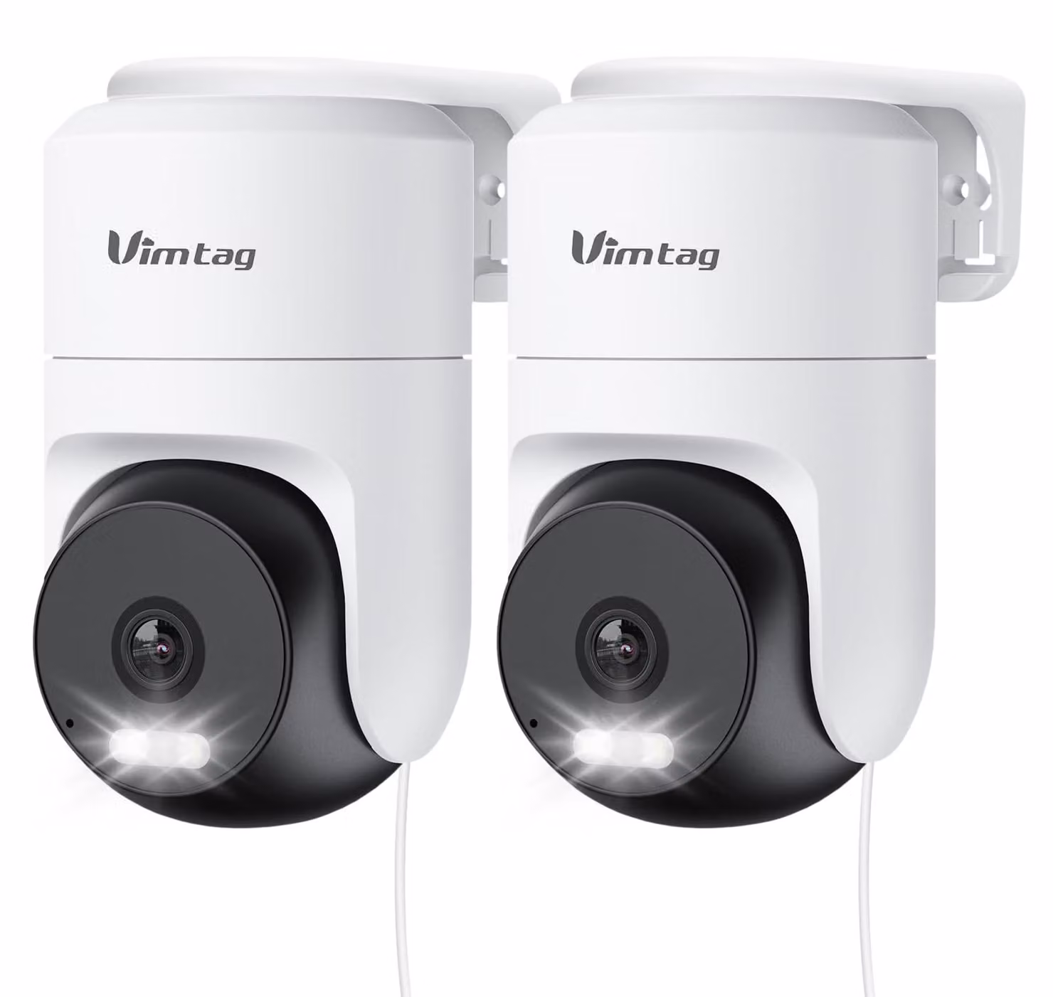 Telecamera di sicurezza esterna - Risoluzione 2,5K QHD - Rotazione a 360 gradi - Wi-Fi wireless - Grado di protezione IP65 (resistente all'acqua)