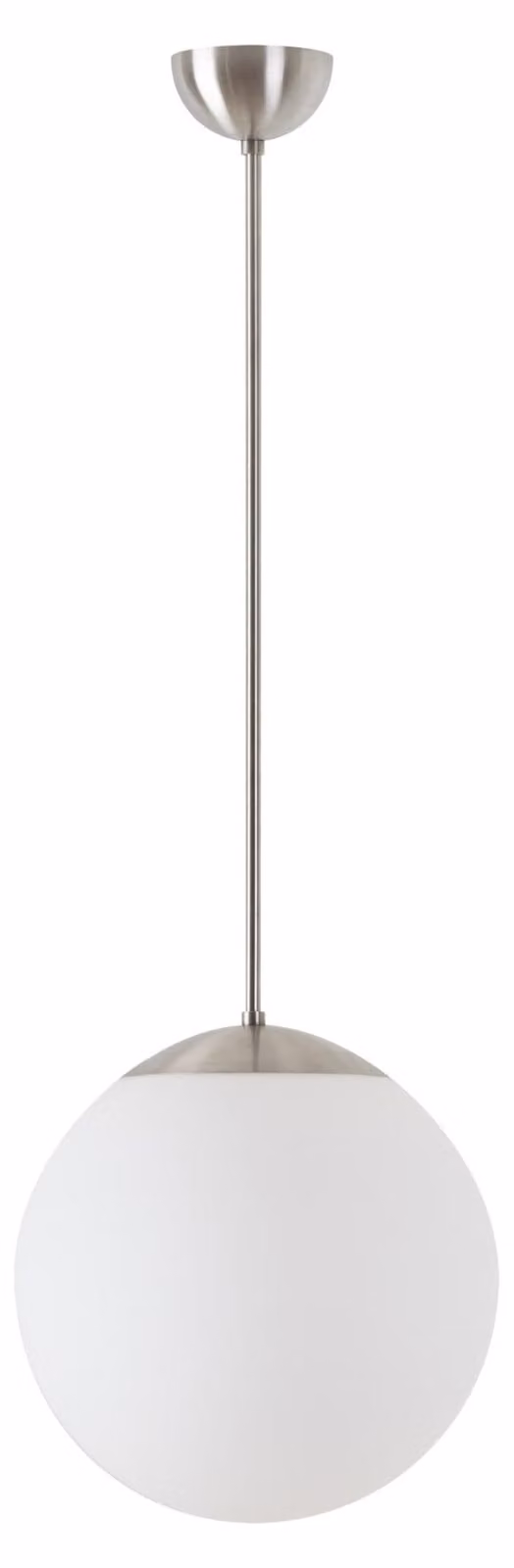 OSMONT ADR60072 ADRIA P2 apparecchio a sospensione in vetro acciaio inox spazzolato / bianco IP40 3000 K 20W LED DALI