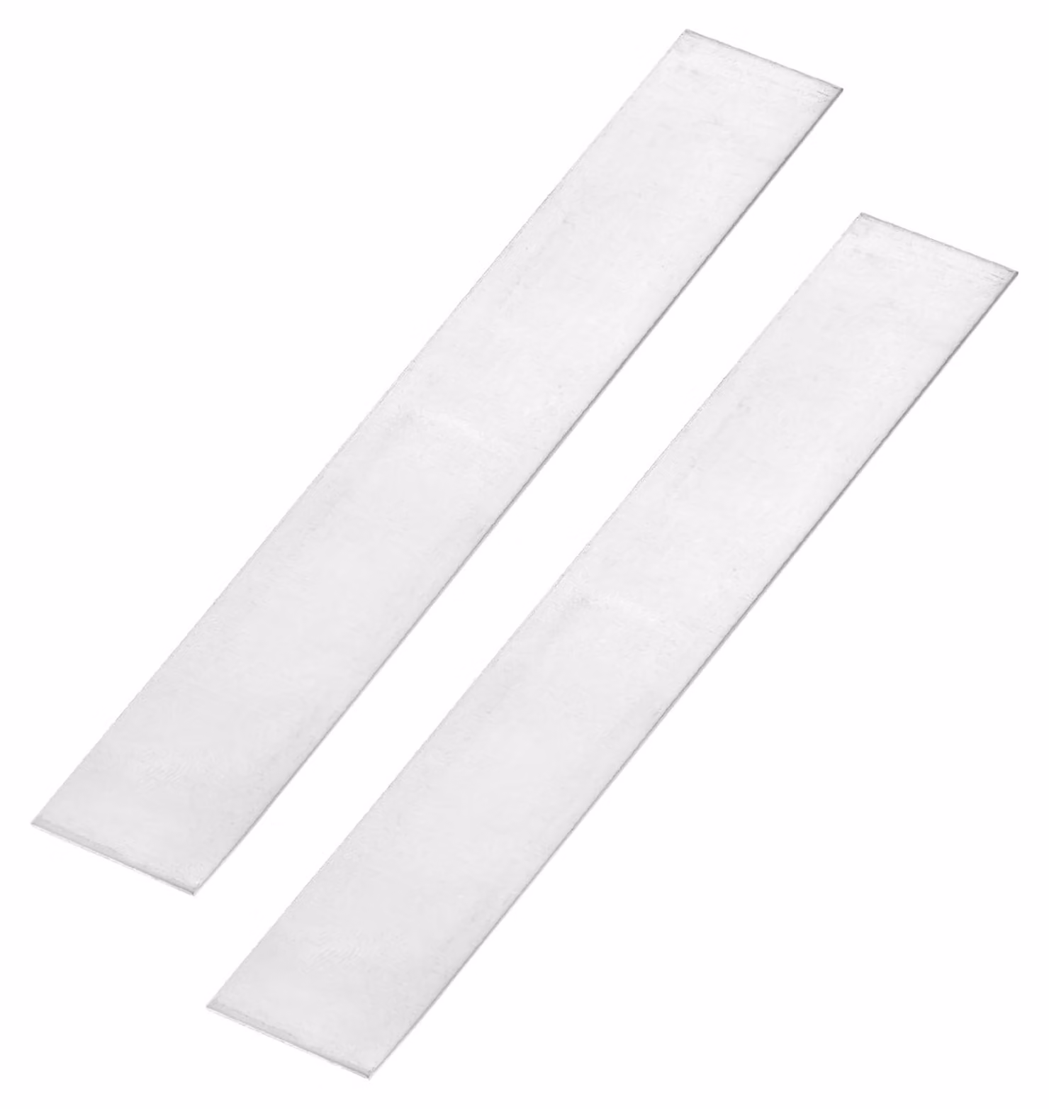 Piastre di zinco, 2 pezzi, purezza 99,995%, dimensioni 0,5 x 25 x 150 mm