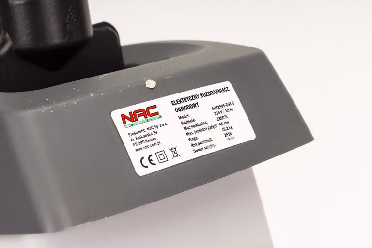2800w 44mm trituratore di rami, taglierina, she280s-box-g