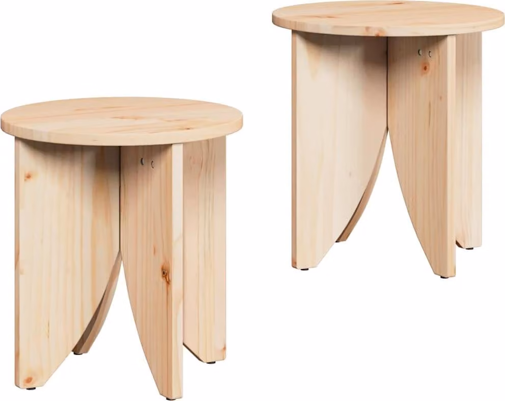 Tavolino da salotto 2 pcs Naturale