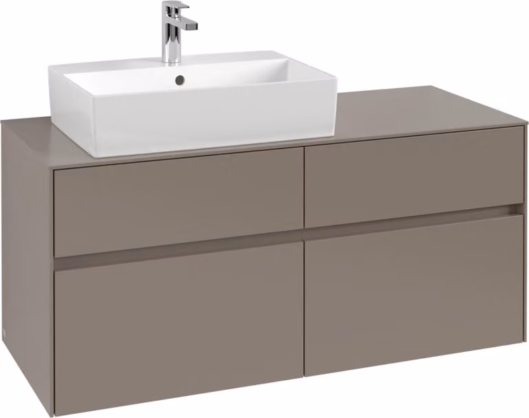 Mobiletto V&B Collaro 120x54,8x50cm, WT l, LED 8,8 W, Mar bl.