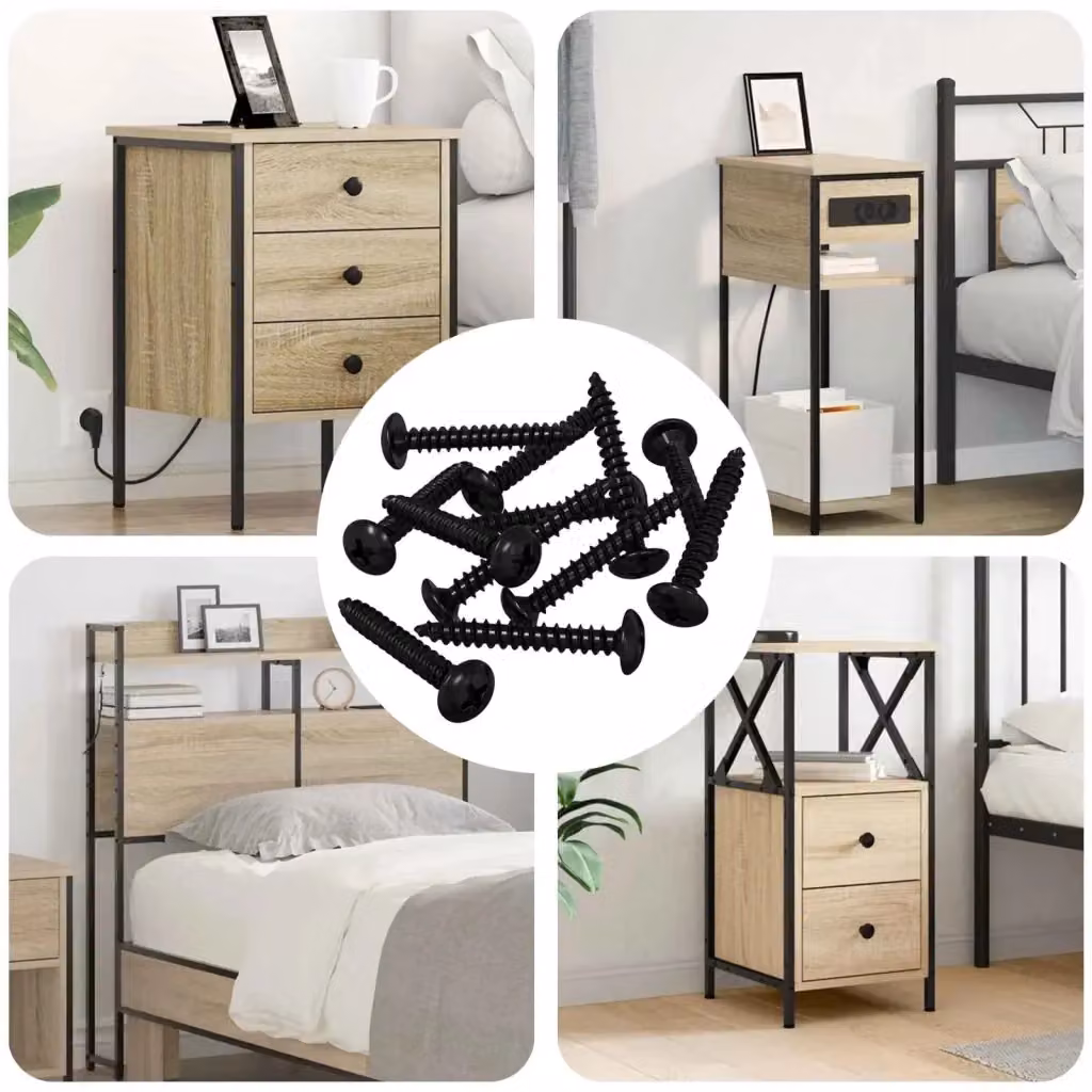 Chiodo Filettato CFW7743647 in Acciaio Nero Design In – 2