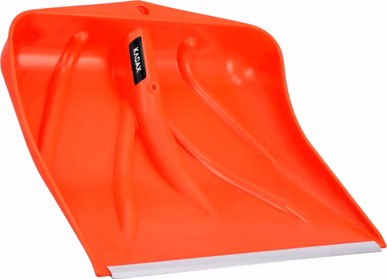 KADAX Pala da neve di colore arancione, pala da neve senza manico, pala da neve