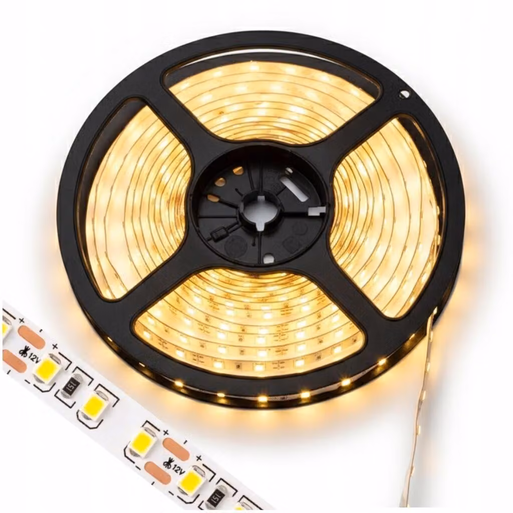 Striscia LED 600 9,6W/m 3000K 600lm/m 12V IP20 /5m/