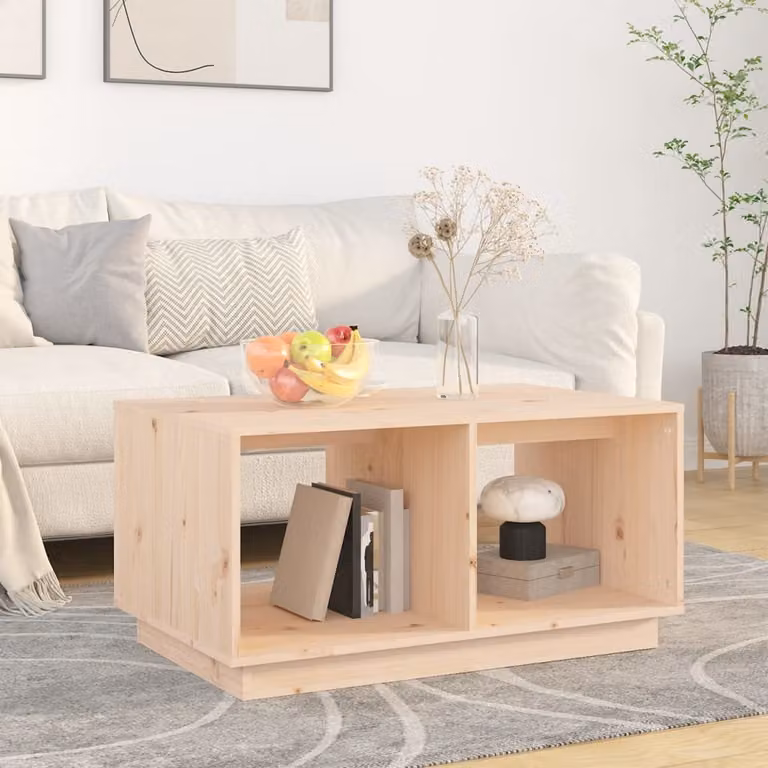 Maison Exclusive - Tavolino da salotto 80x50x40 cm in legno massello di pino